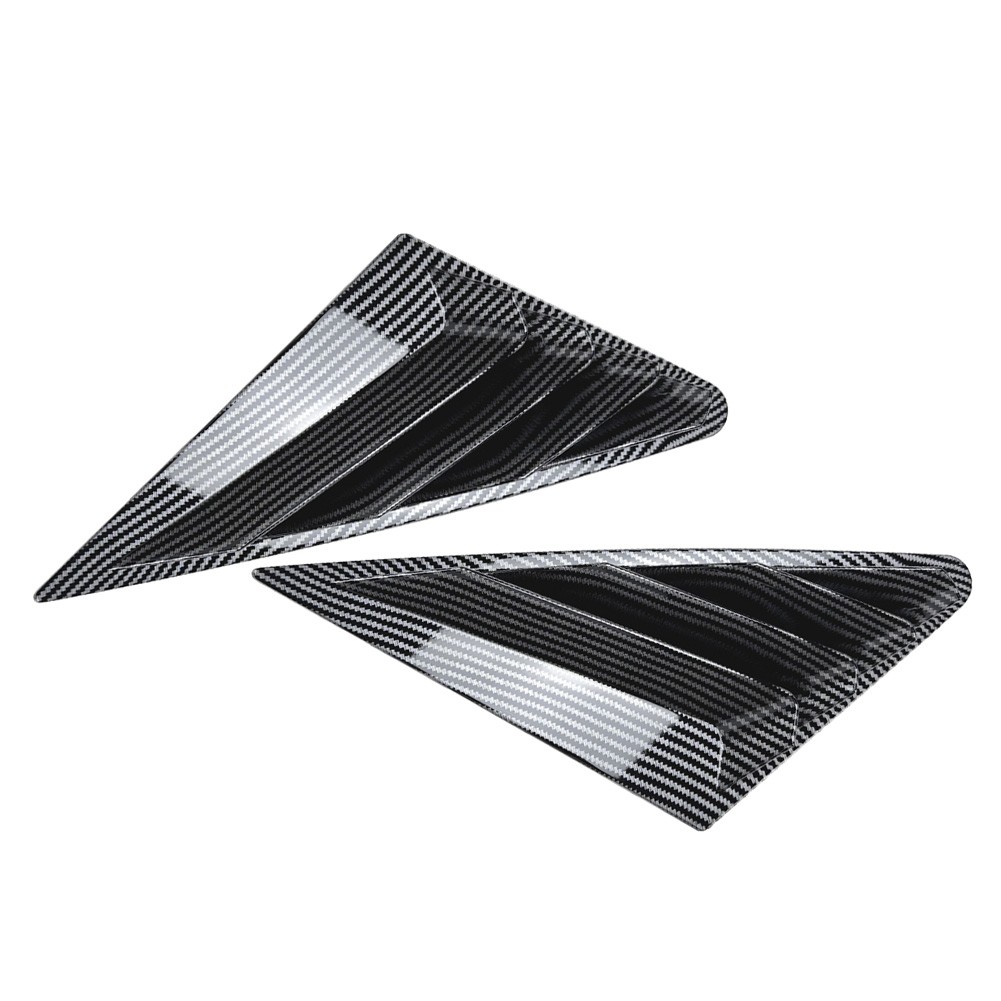 Rear Window Louvers Shutters Cover For Audi A3 8Y Sedan 2021-2024 Carbon Look
