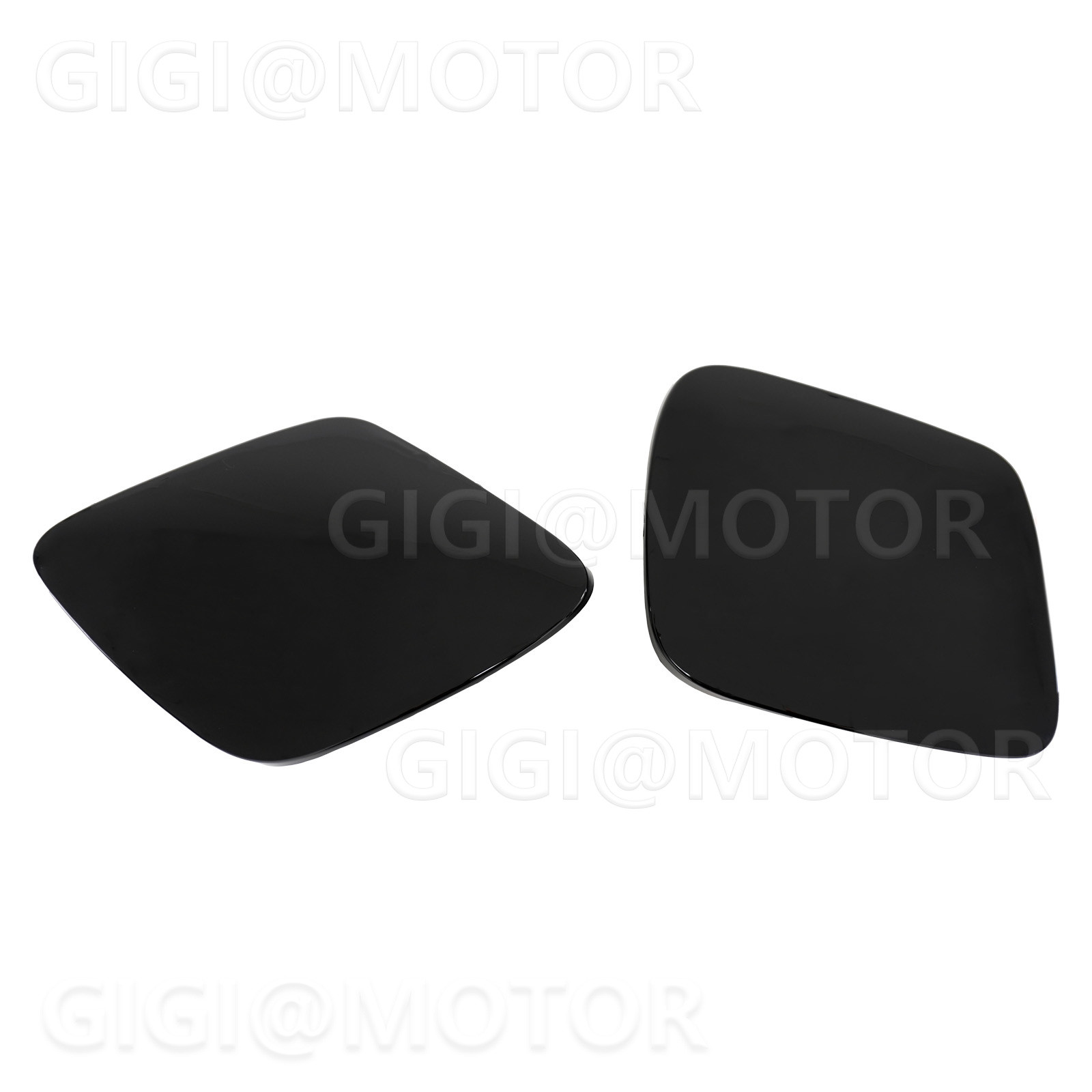 For Corvette C5 1997-2004 Gloss Black Front Headlight Cover Beezl Left Right Set