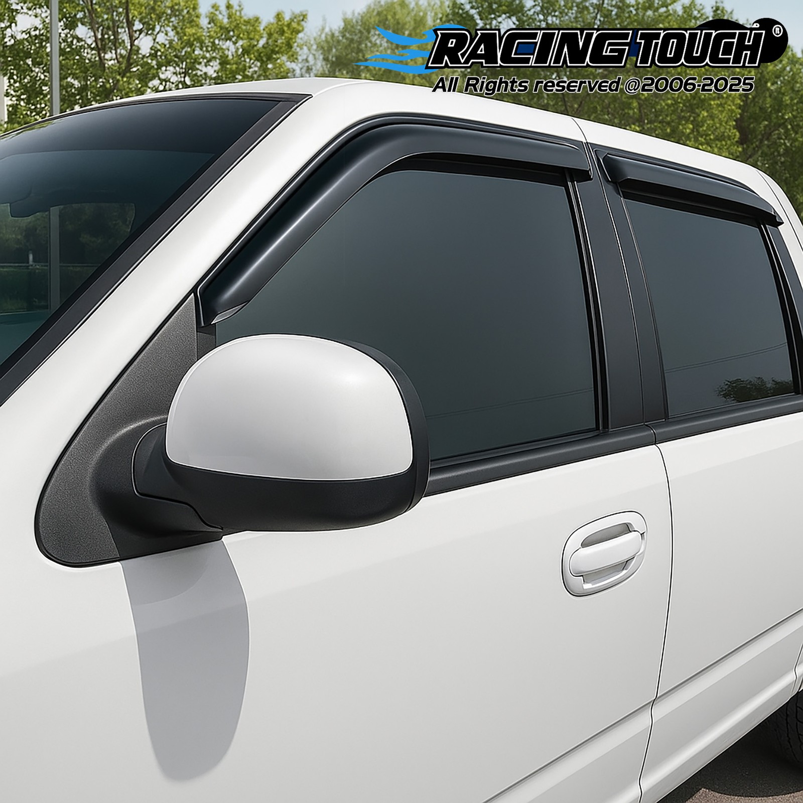 Window Visors Rain Guard 4pcs Out-Channel Chevrolet Colorado Crew Cab 13-16