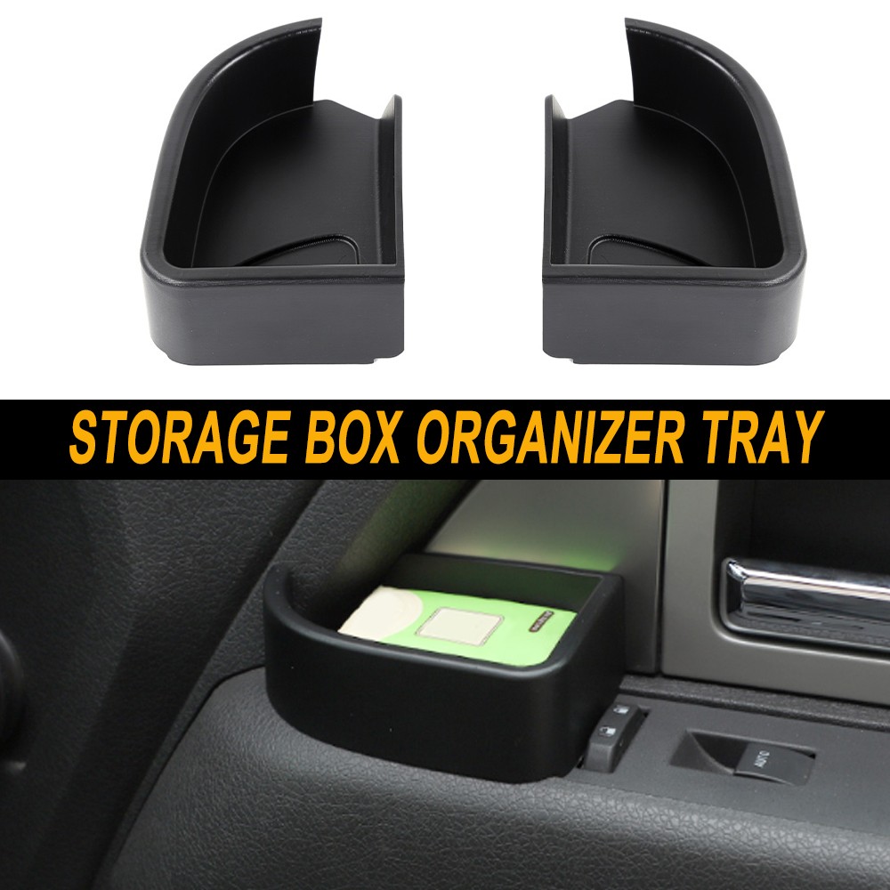Door Handle Storage Box Organizer Tray For 2009-14 Ford F150 Raptor Accessories