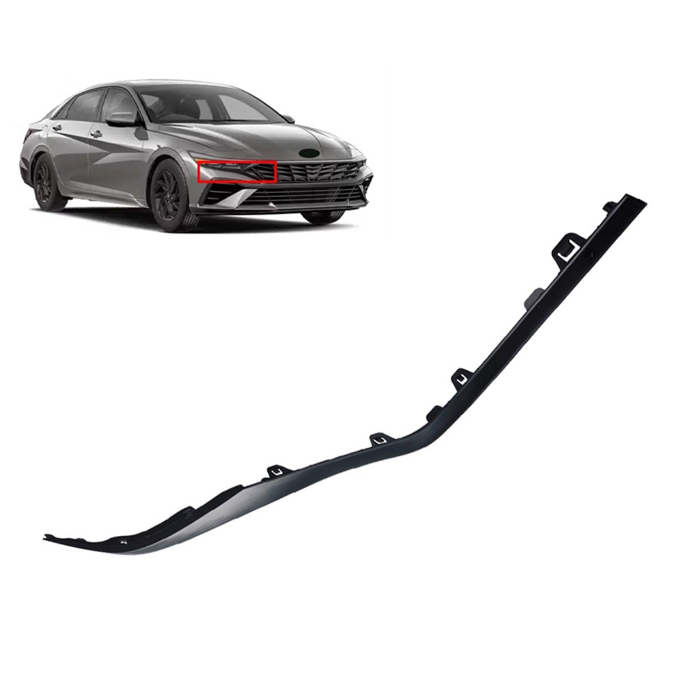 Front Bumper Lower Trim Molding Passenger Right Side For Hyundai Elantra 24-25