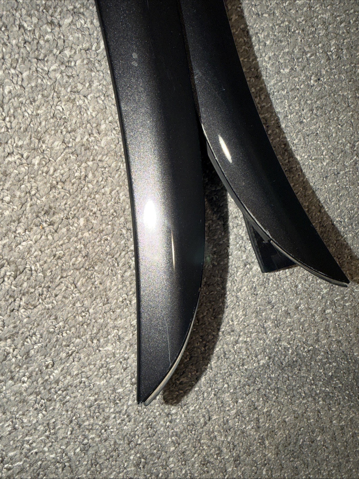 2009-2014 Acura TSX Front LEFT / RIGHT Windshield Edge Trim Molding Set Gray OEM