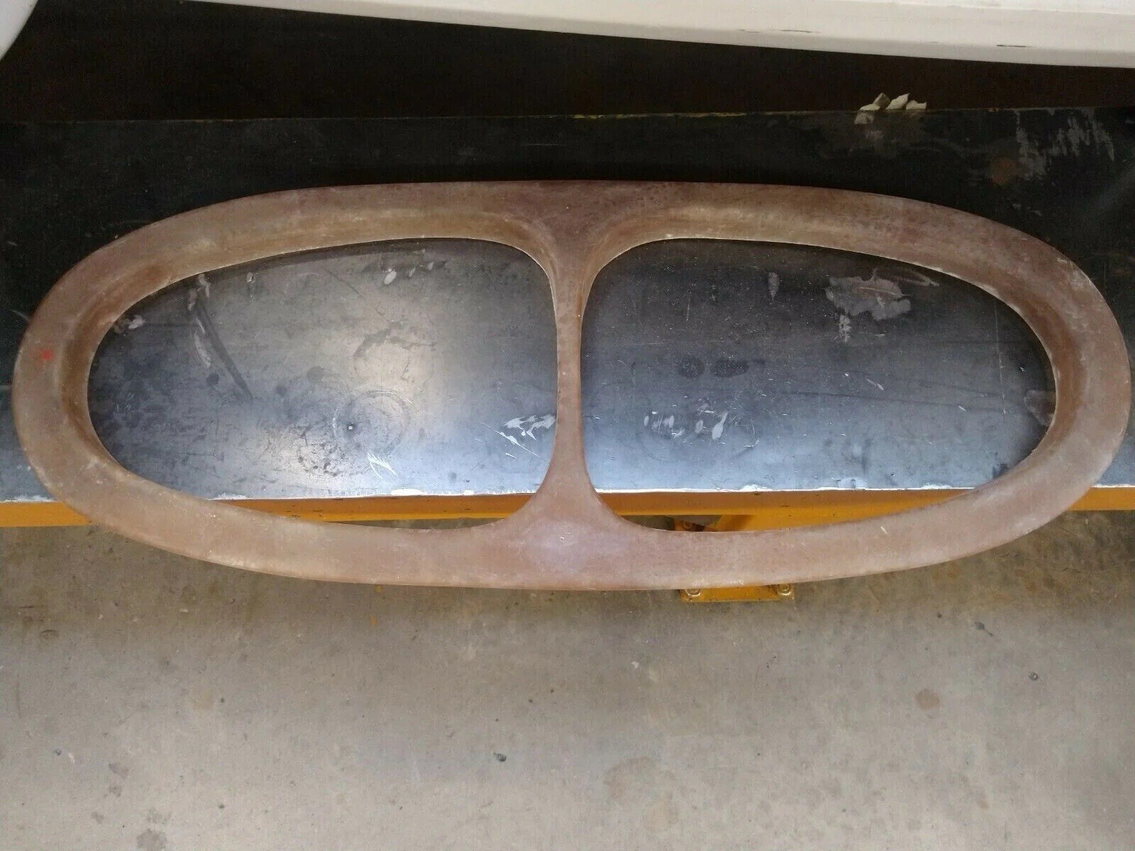 1941,40, Willys Coupe Rear Window Garnish Moulding Surround for fiberglass bodys