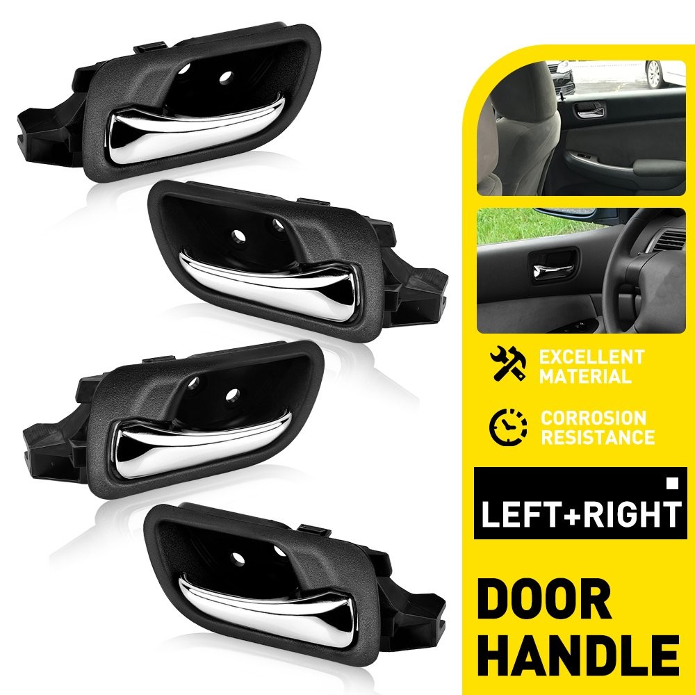4X Inside Interior Door Handle Front+Rear LH RH Fit 2003 04 05 Honda Accord DX E
