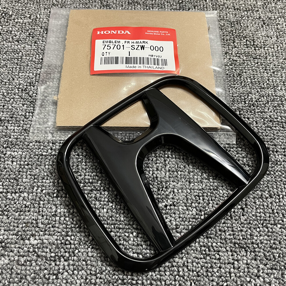 Gloss Black Fits Honda CRV2012-2021 Accord 2018-2021 Pilot2016-2018 Front Emblem