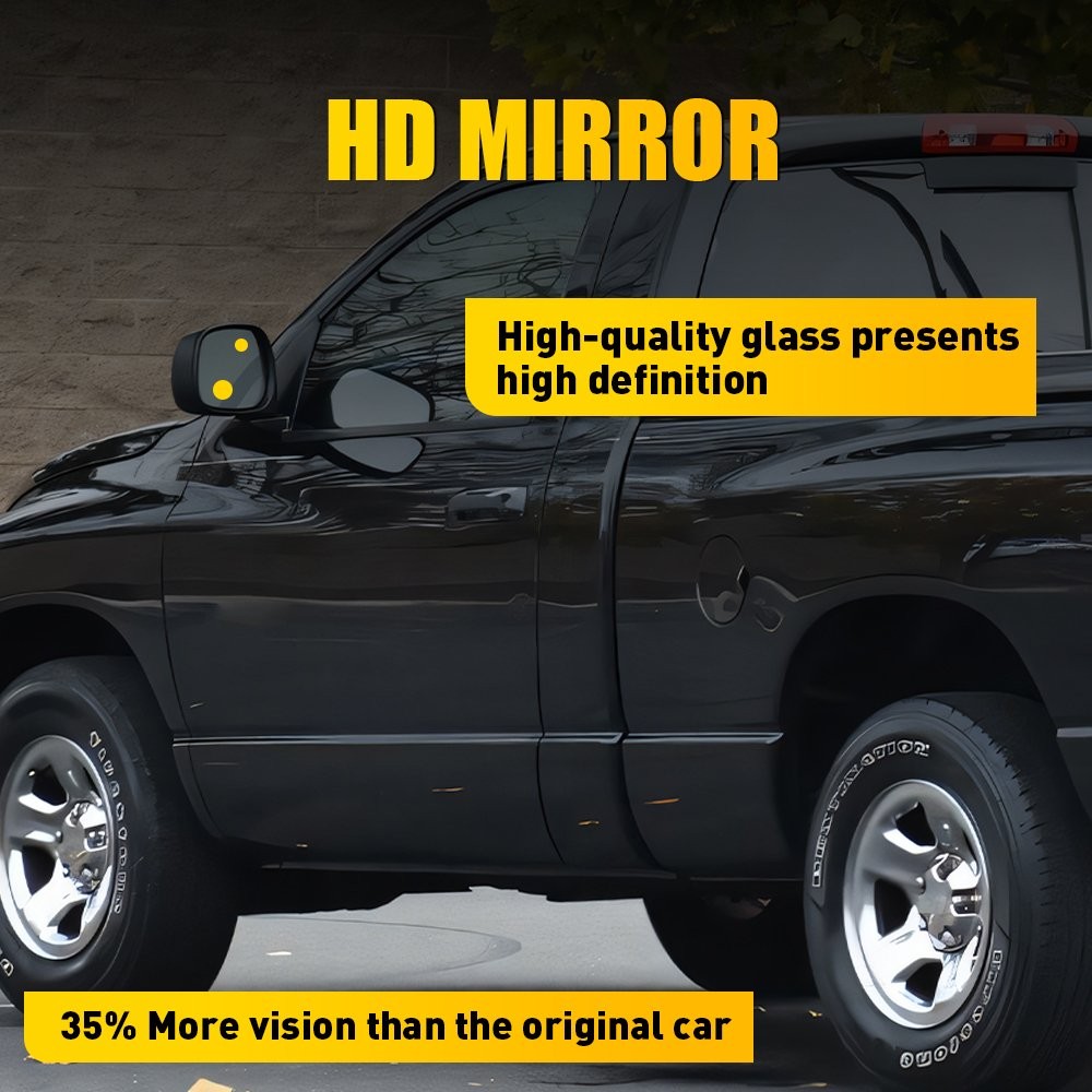Right Left Side Heated Mirror Glass Fit 2005-2009 Dodge Ram 2500 3500 1500 2-10X