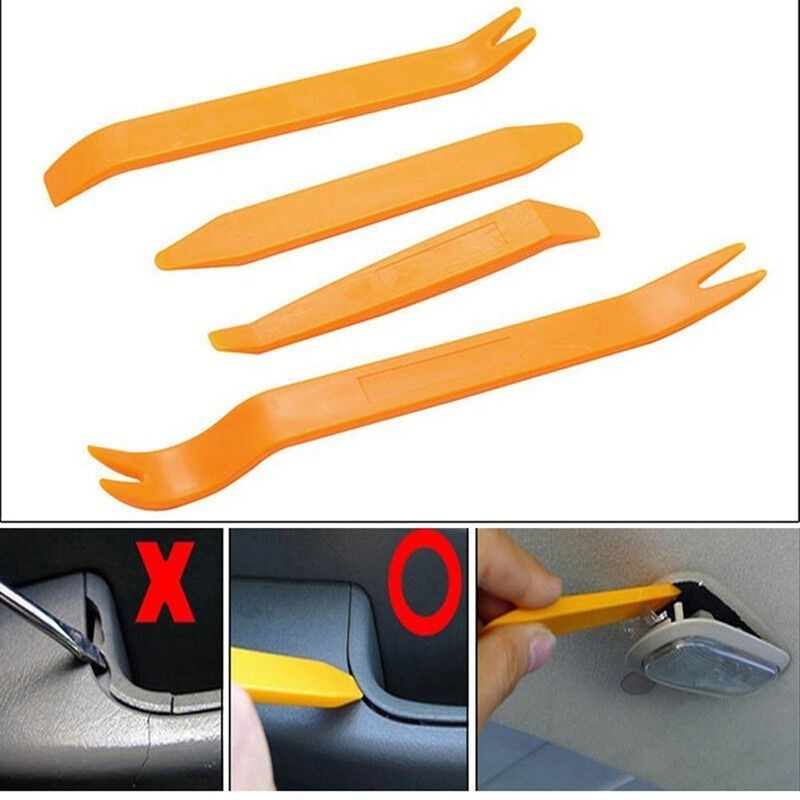 4Pcs Car Installation Tool Removal Plastic Pry Tool Kit Set Door Clip Panel Trim