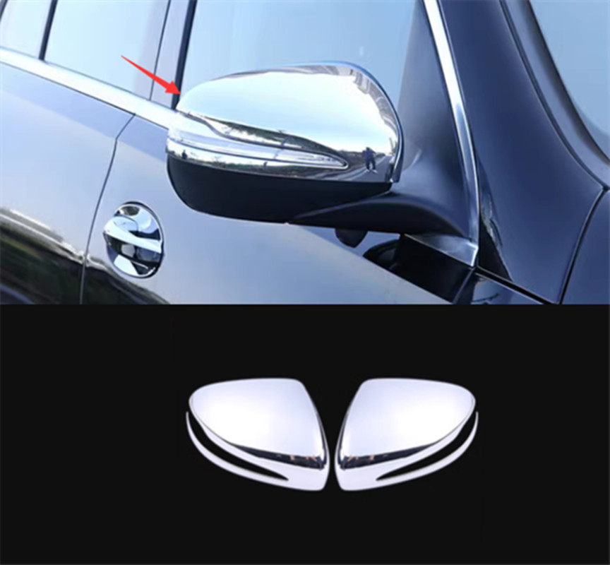 For Benz GLS450 2020-2025 carbon fibre ABS Rear View Mirror Cap Cover Trim 2PCS