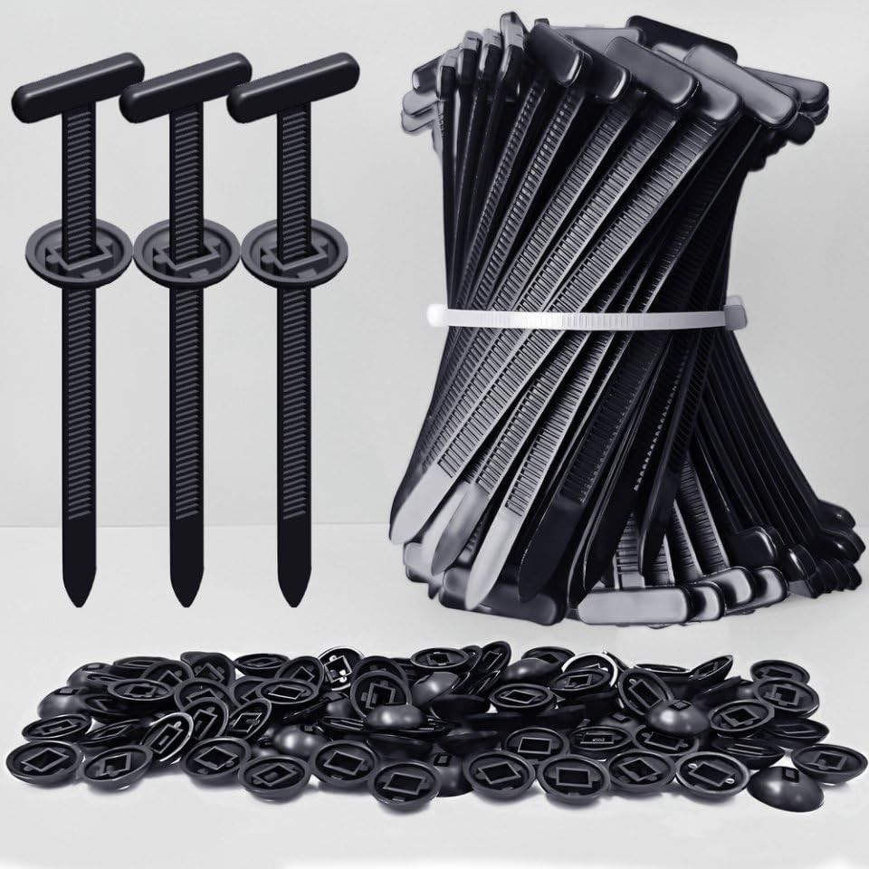 Nylon Universal Cable Tie Buckles Upgraded Automotive Zipper Clips 30PCS Self…