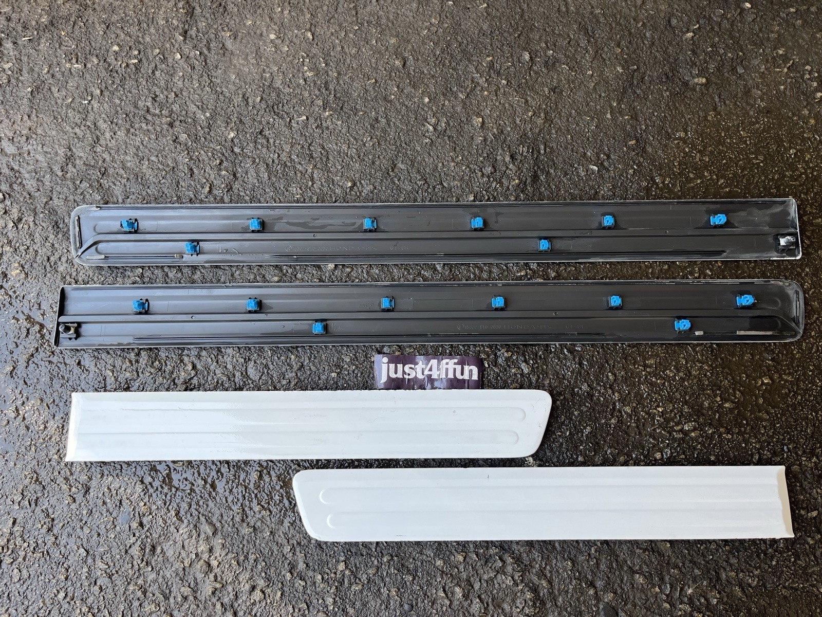 97-01 Honda CRV Oem Door Molding Garnish Trim Protector Set Complet Set 4 Pieces