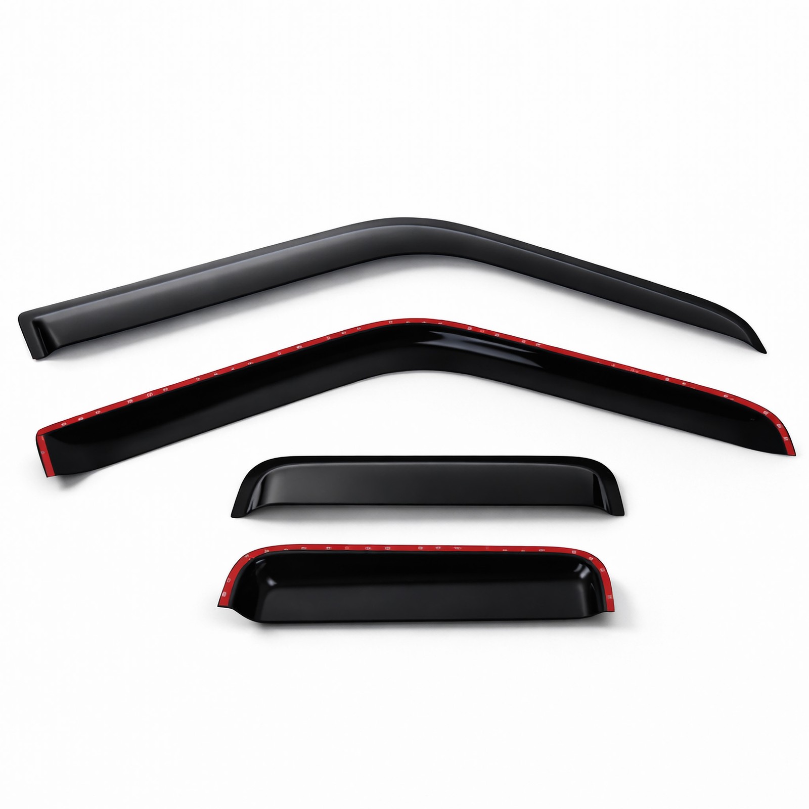 4pcs Out-Channel Visor Rain Guards Cadillac SRX 2010 2011 2012 2013 2014-2016
