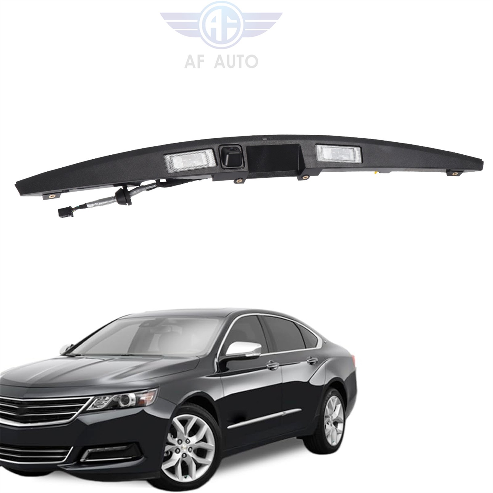 Rear Trunk Lamp Carrier Trim License Frame Light W/Camera For Impala 84096555