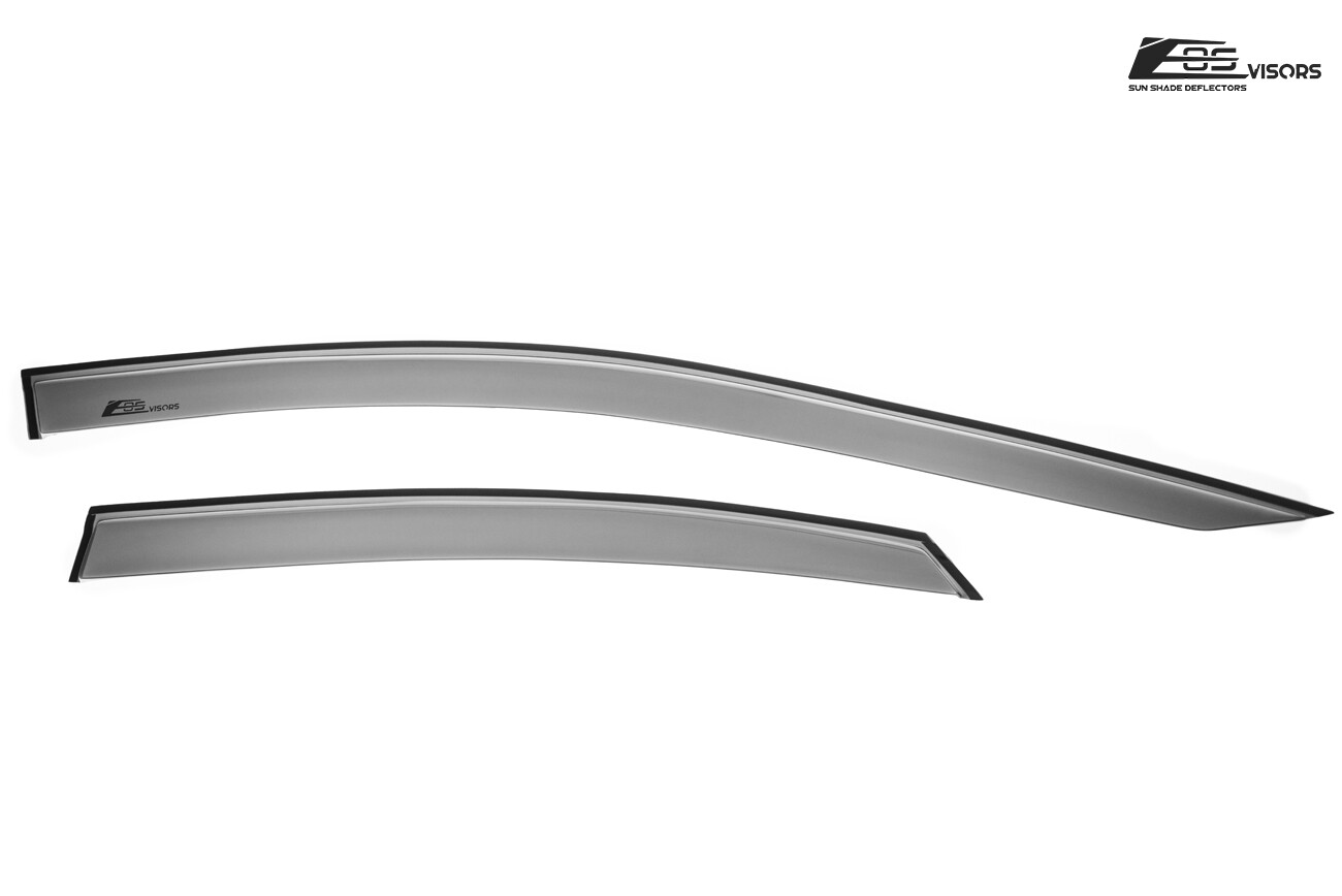 For 19-Up Kia Forte Sedan | EOS Visors JDM Tape-On Side Window Vent Rain Guards