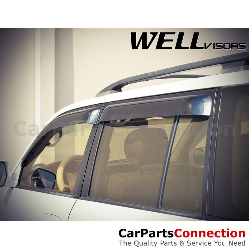 WellVisors Window Side Visor 1998-2007 For Toyota Land Cruiser Side Deflectors