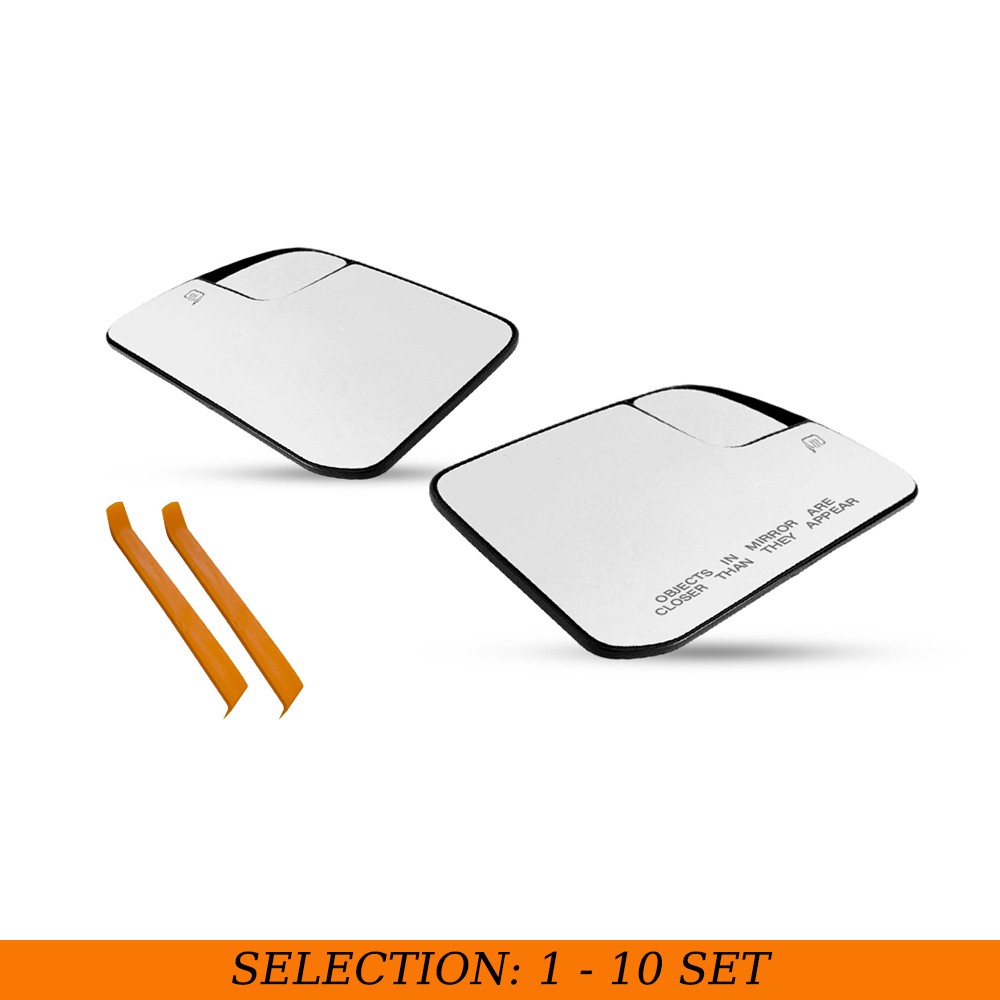 2-20PCS For 2011-2014 Ford Edge Lincoln MKX Left+Right Heated Glass Mirror Clear