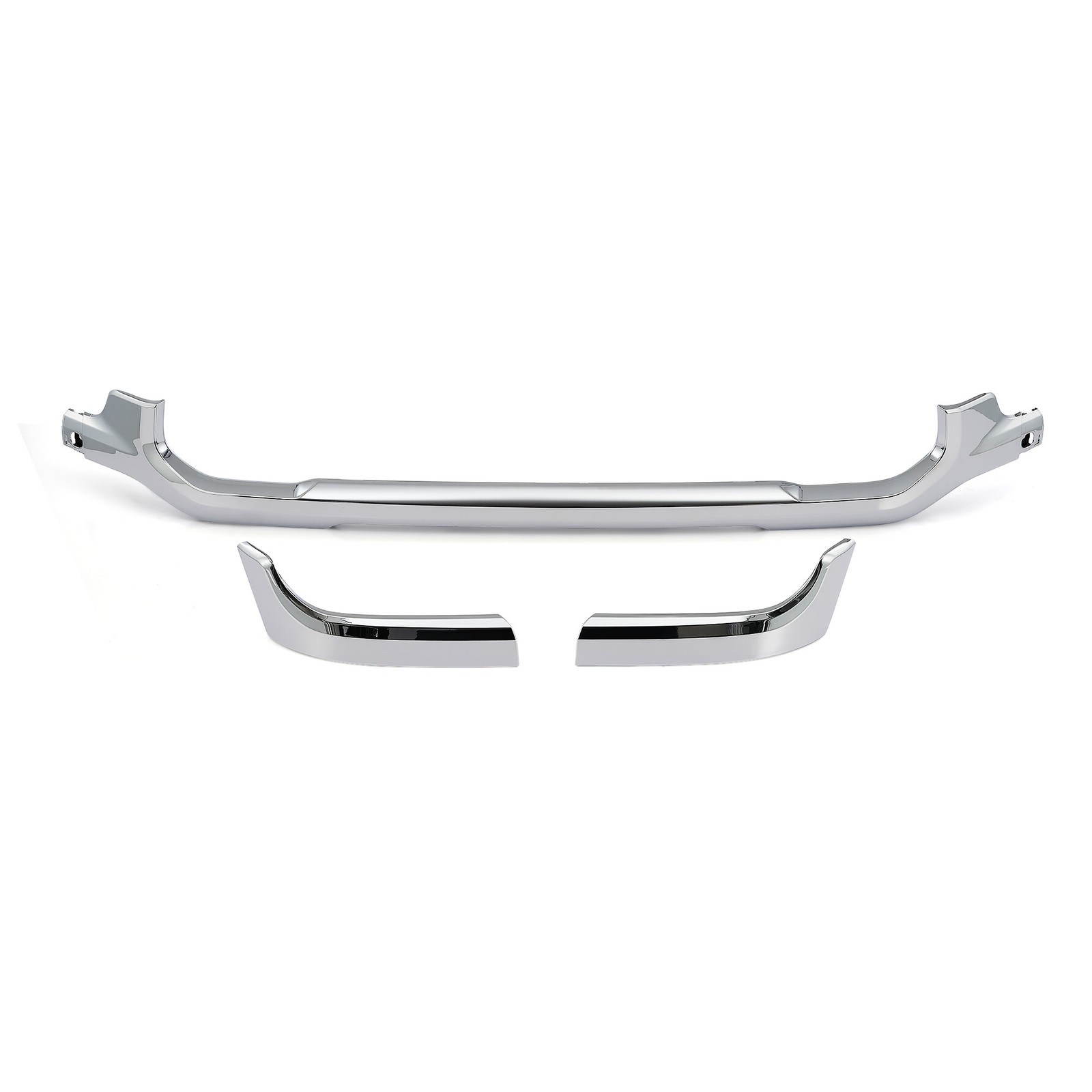 For 2019-2024 Ram 2500 3500 Front Bumper Lower Grille Headlight Molding Chrome