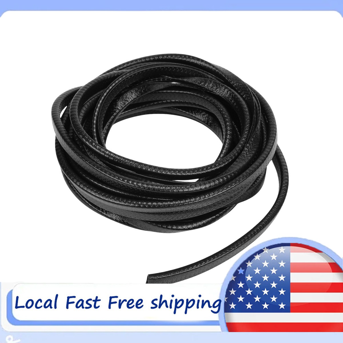 20ft U-Shape Car Door Edge Guard Molding Trim Rubber Edge Strip Seal Protector .