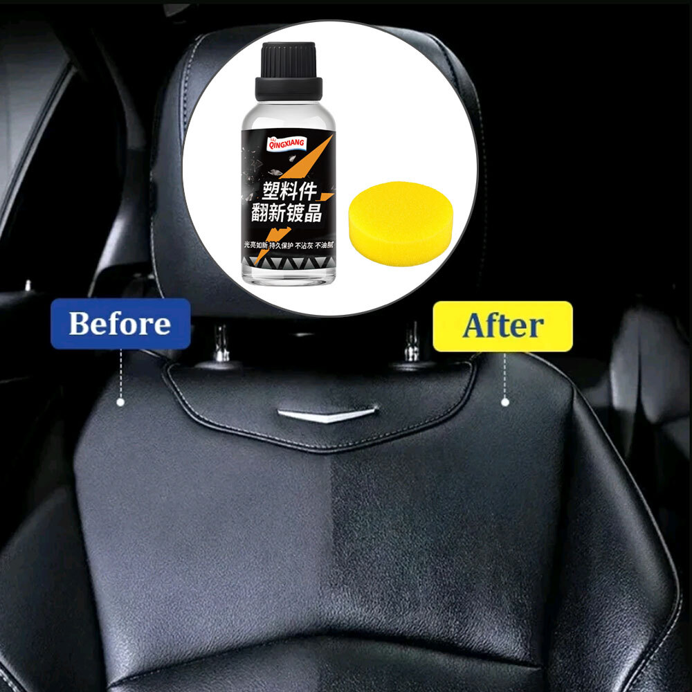 Car Plastic Restorer Back To Black Gloss Clean Polish Repair Coating Renovator.