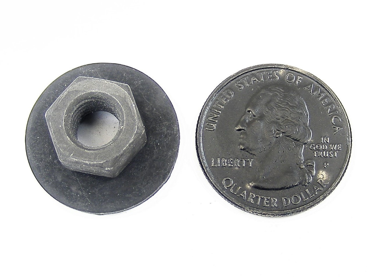 BUICK Seat Track Nuts- M8-1.25 Thread- 13mm Hex- 24mm Washer- 8 nuts- #185