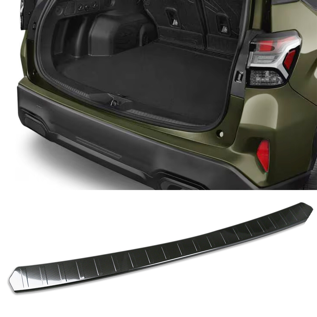 For Subaru Forester 2025 2026 Rear Outside Bumper Sill Plate Guard Cover Trim