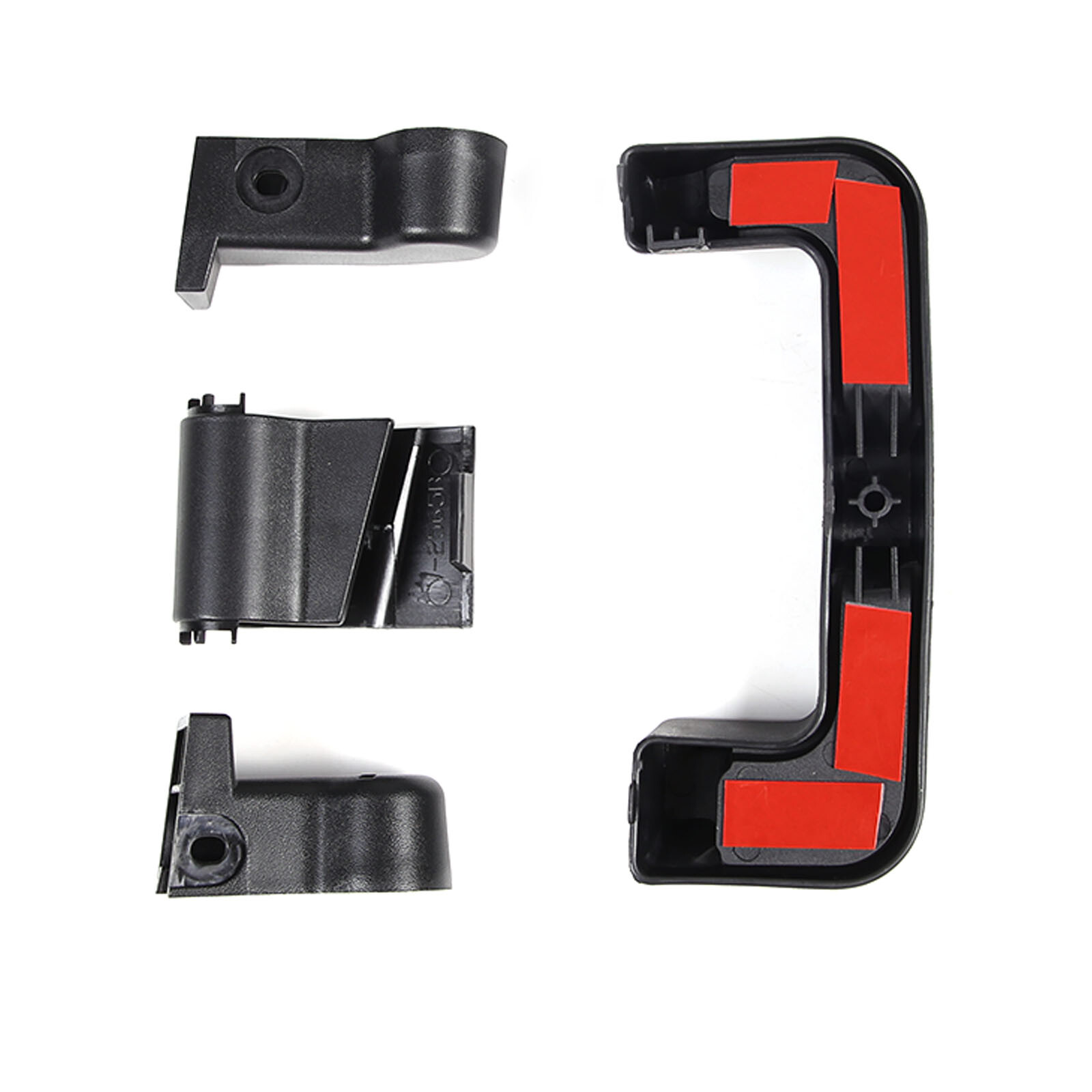 For Toyota FJ Cruiser 2007-2021 Exterior Tailgate Door Hinge Cover Trims Black