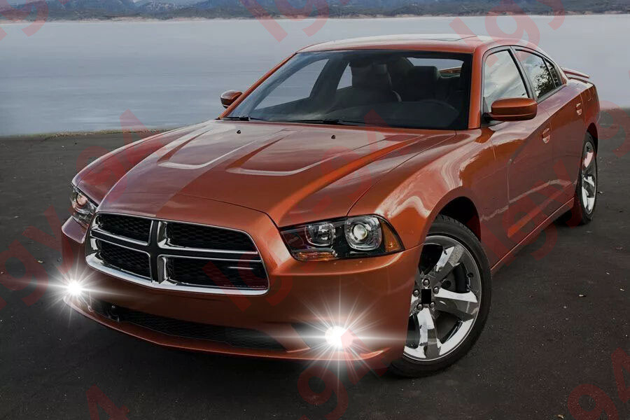 For DODGE Charger 2010 2011 2012 2013 2014 – 2PC 6000K White LED Fog Light Bulbs