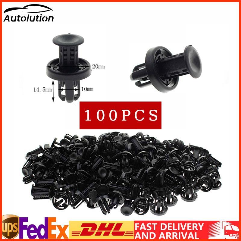 New 100x Push Type Clips Fits For Honda Acura Part 91505-TM8-003 Free Shipping