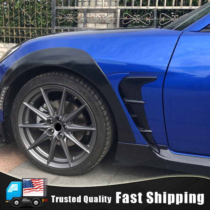For 2022 2023 2024 Toyota GR86 Subaru BRZ Fender Side Vent Garnish Trim Black