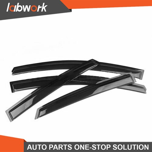 Labwork Window Vent Visor For Nissan Sentra Sedan 2013-2019 Sun Rain Deflector