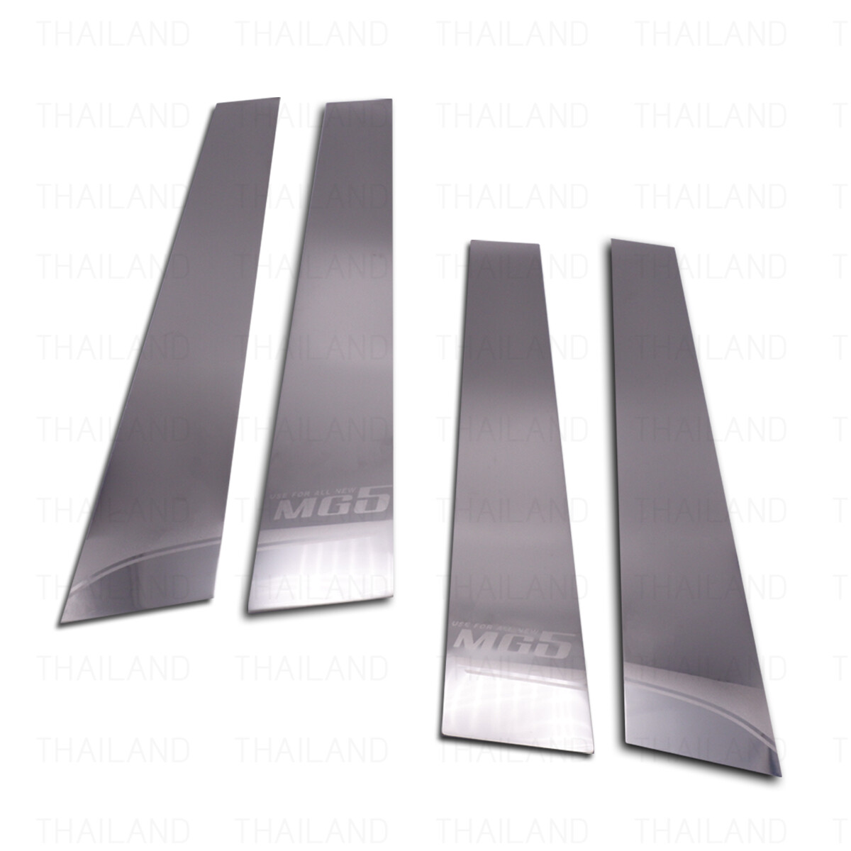 For MG MG5 MG 5 Sedan 2021 22 Chrome Stainless Steel Pillar Door Trim