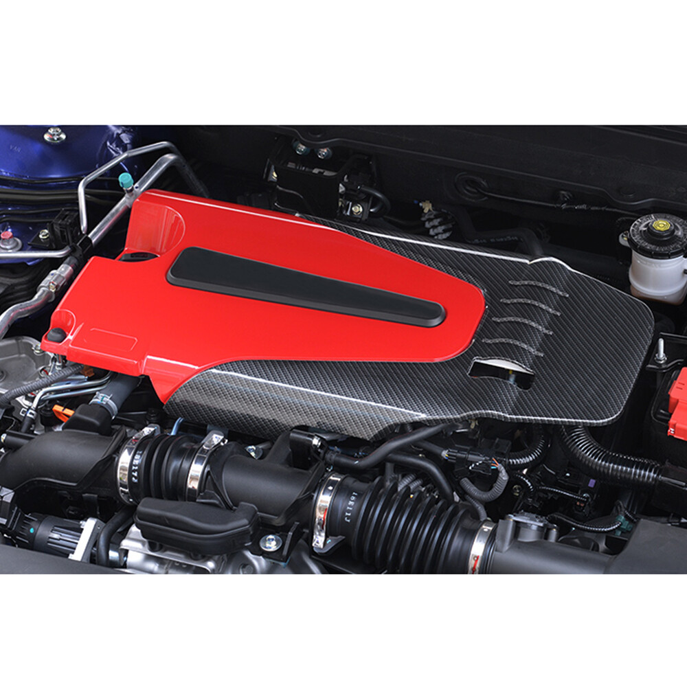 Engine Cover Bonnet Hood Carbon Style for Honda Accord Civic 1.5T 2016-2018 ABS