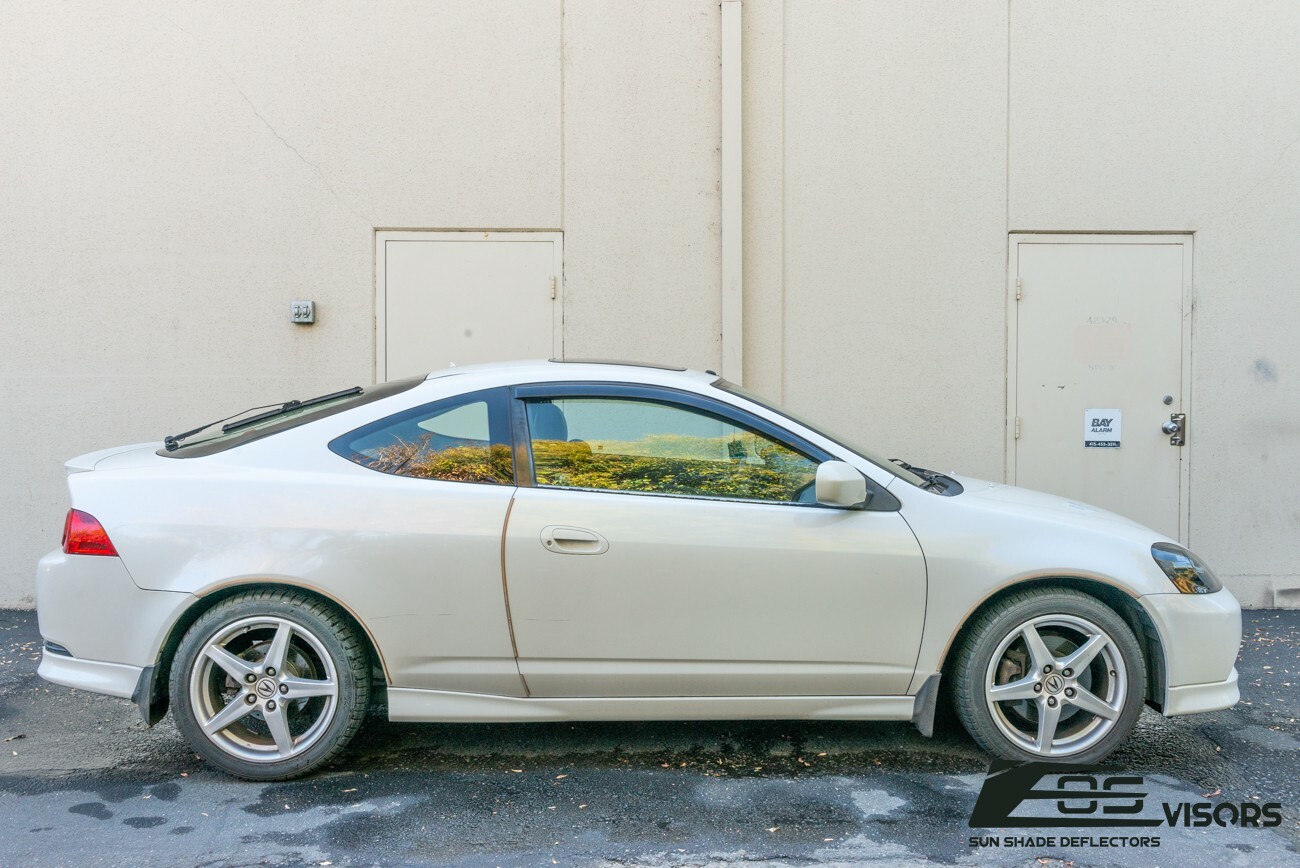 For 02-06 Acura RSX Integra DC5 Smoke Tinted JDM Side Window Visors Rain Guard