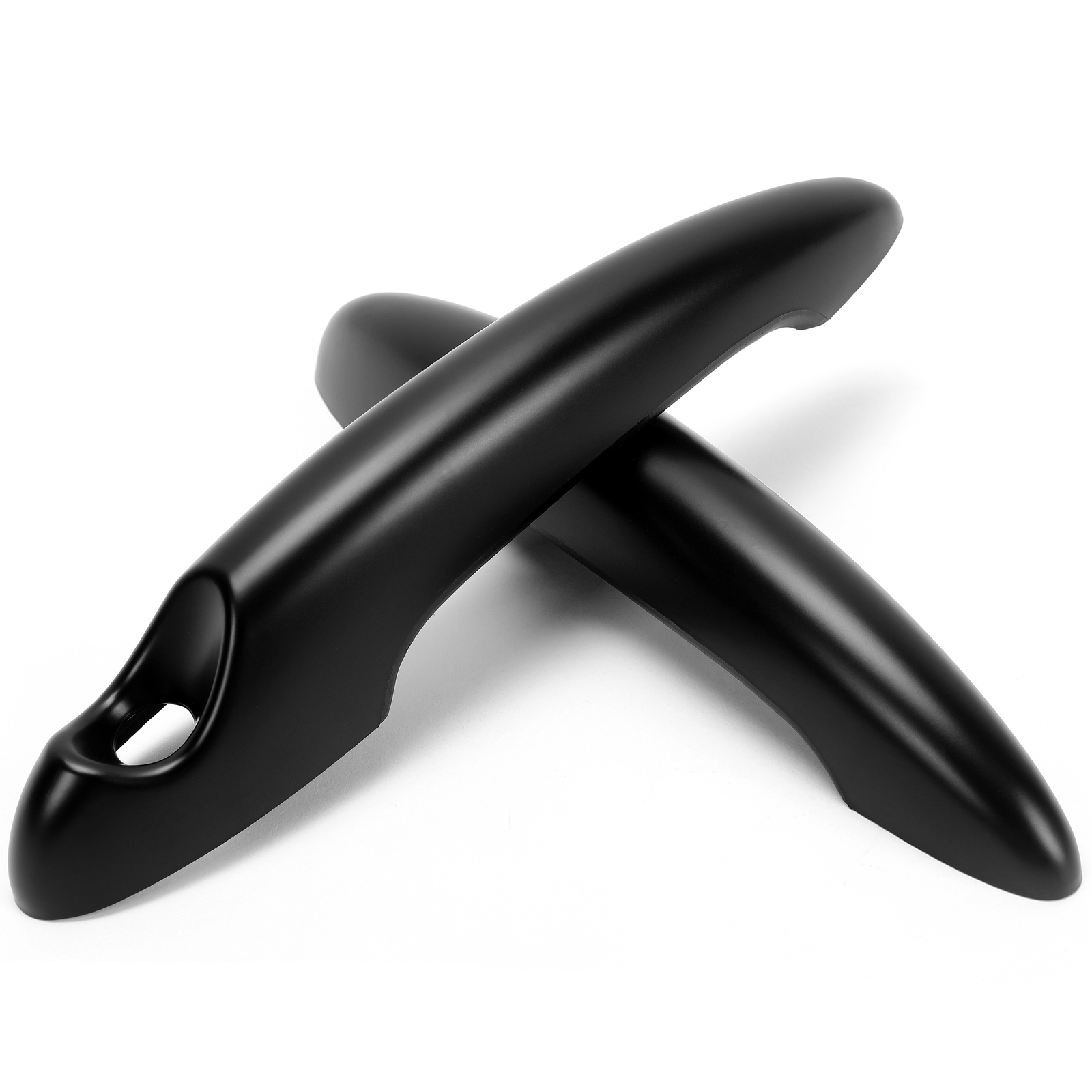 Pair Door Handle Covers Matt Black For MINI Cooper S R50 R52 R53 R55 R56 01-16