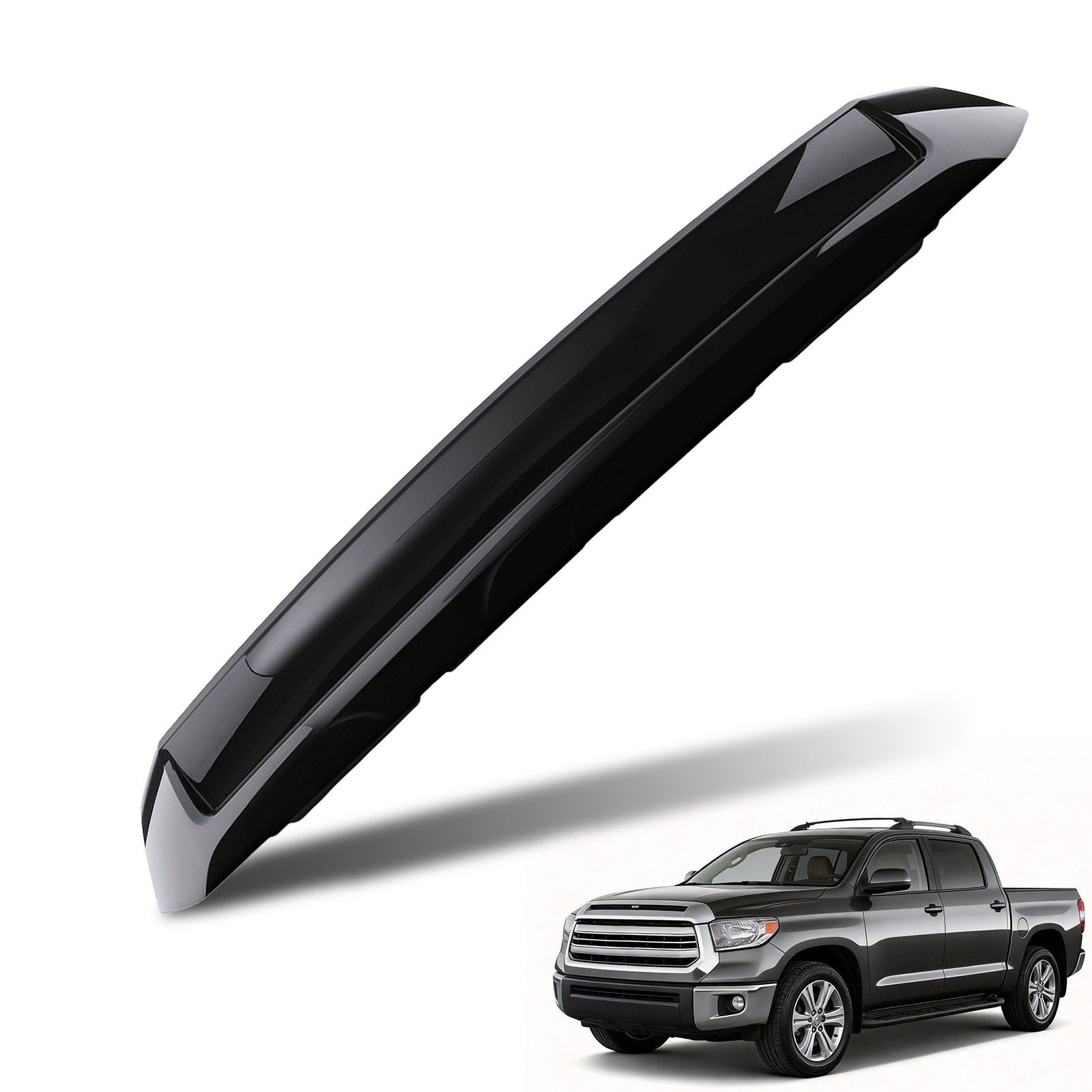 Front Upper Grille Molding Hood Bulge Scoop For 2014-21 Toyota Tundra Pickup