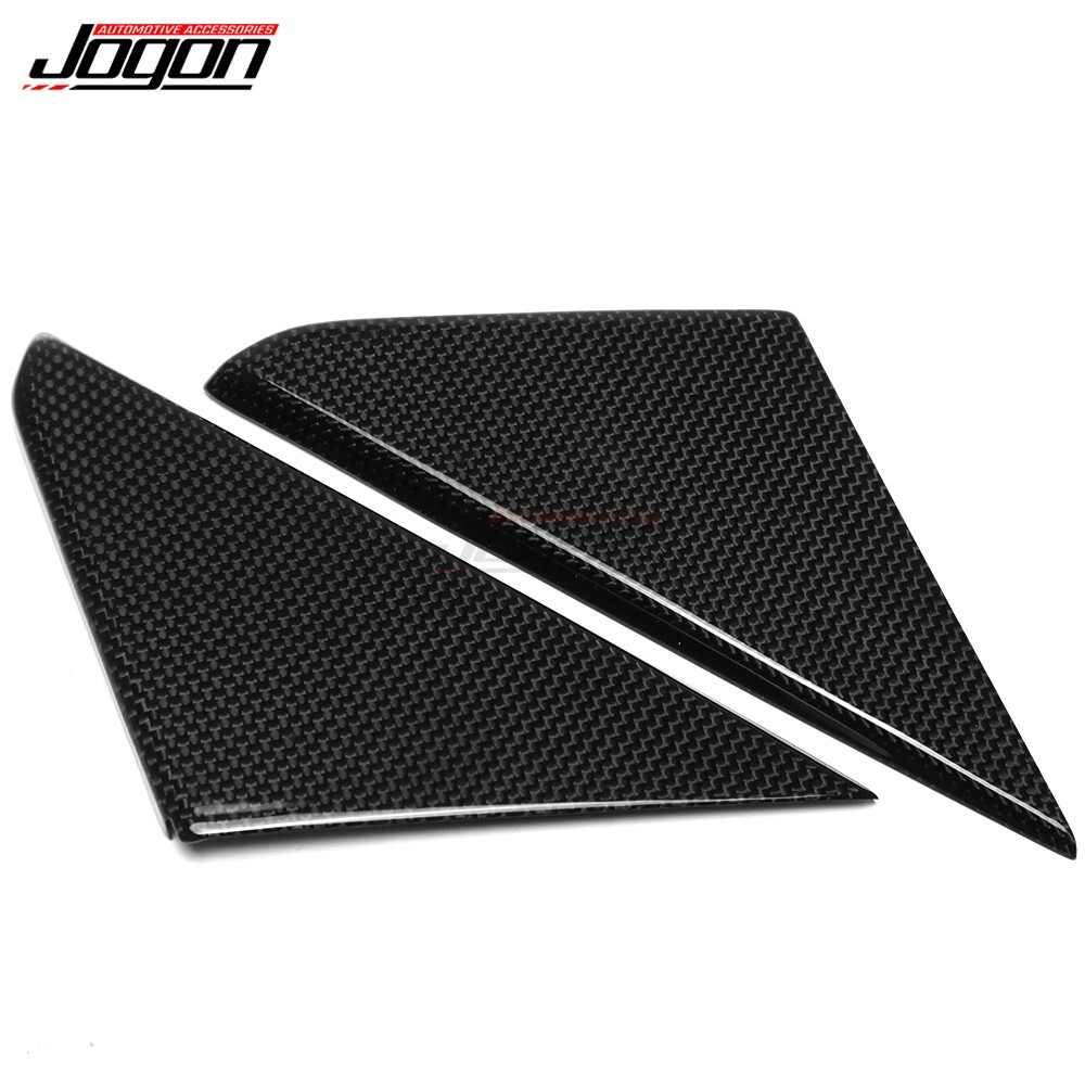 For Porsche 992 Plain Carbon Exterior Triangle Window Trim Bezel Targa 2019-2024