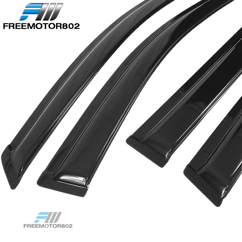 Fits 04-10 Toyota Sienna Slim Style Window Visors Rain Sun Guard Deflector 4PC
