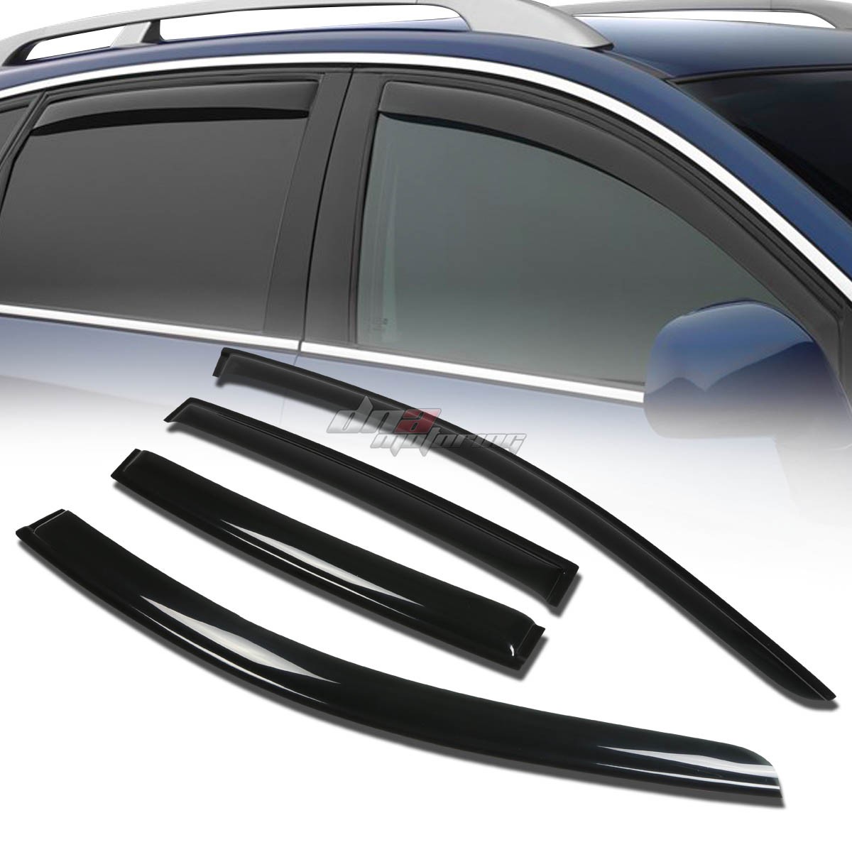 FOR 10-14 BUICK LACROSSE SMOKE TINT WINDOW VISOR SHADE/VENT WIND/RAIN DEFLECTOR