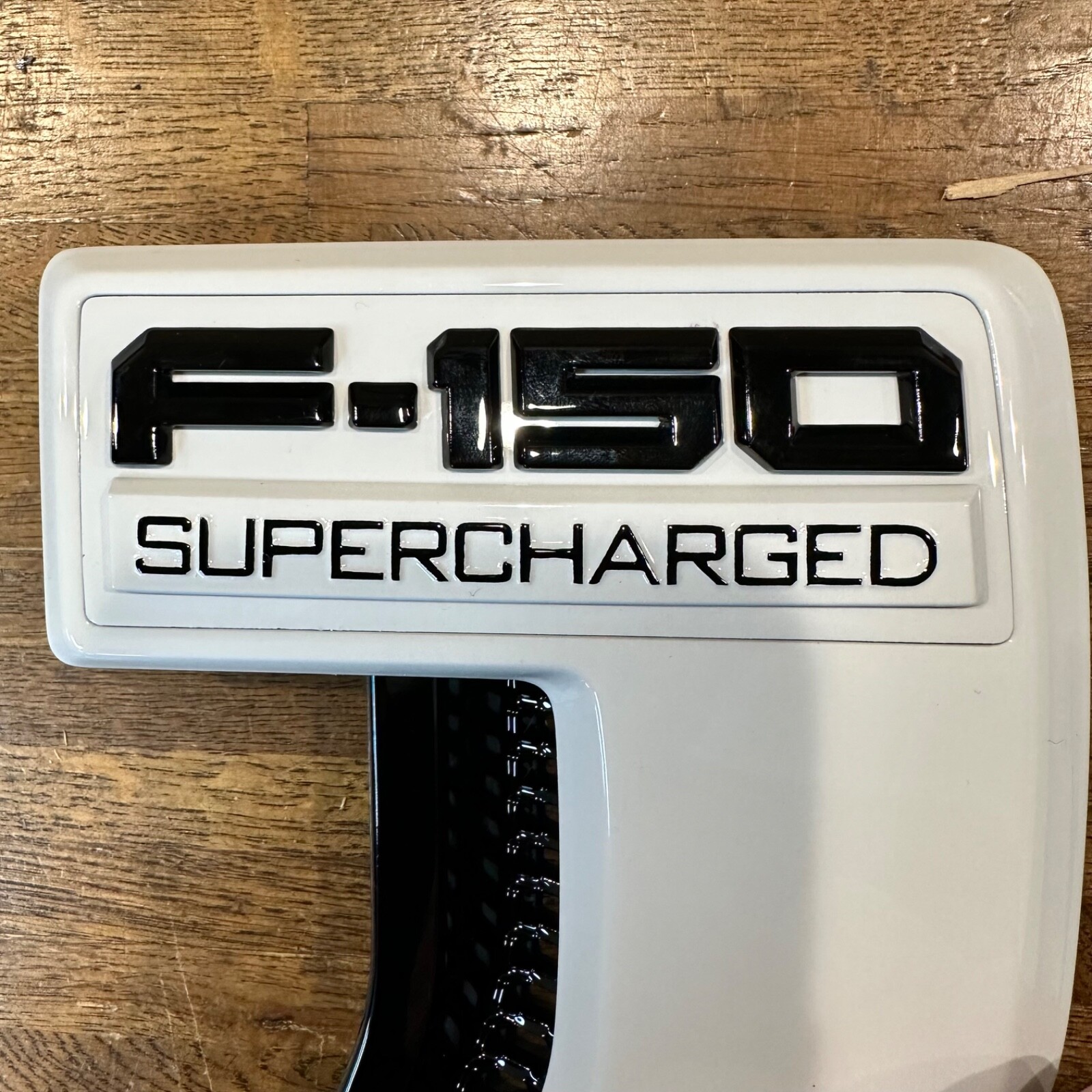 2021+ OEM Ford F-150 Custom SUPERCHARGED Fender Emblem Painted ANY OEM COLOR!