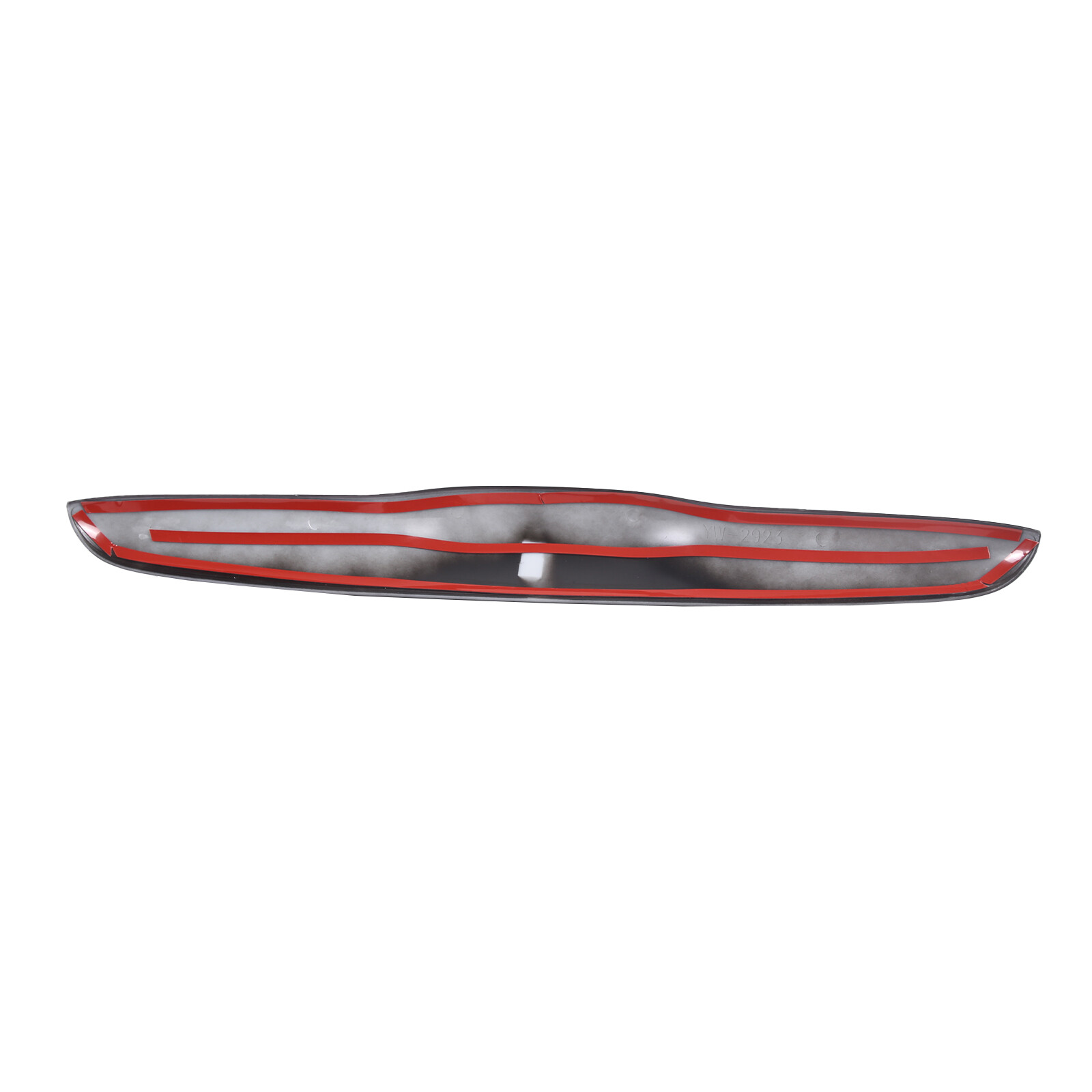 Glossy Black ABS Tailgate Trunk Handle Cover Trim For FIAT 500 2011-23