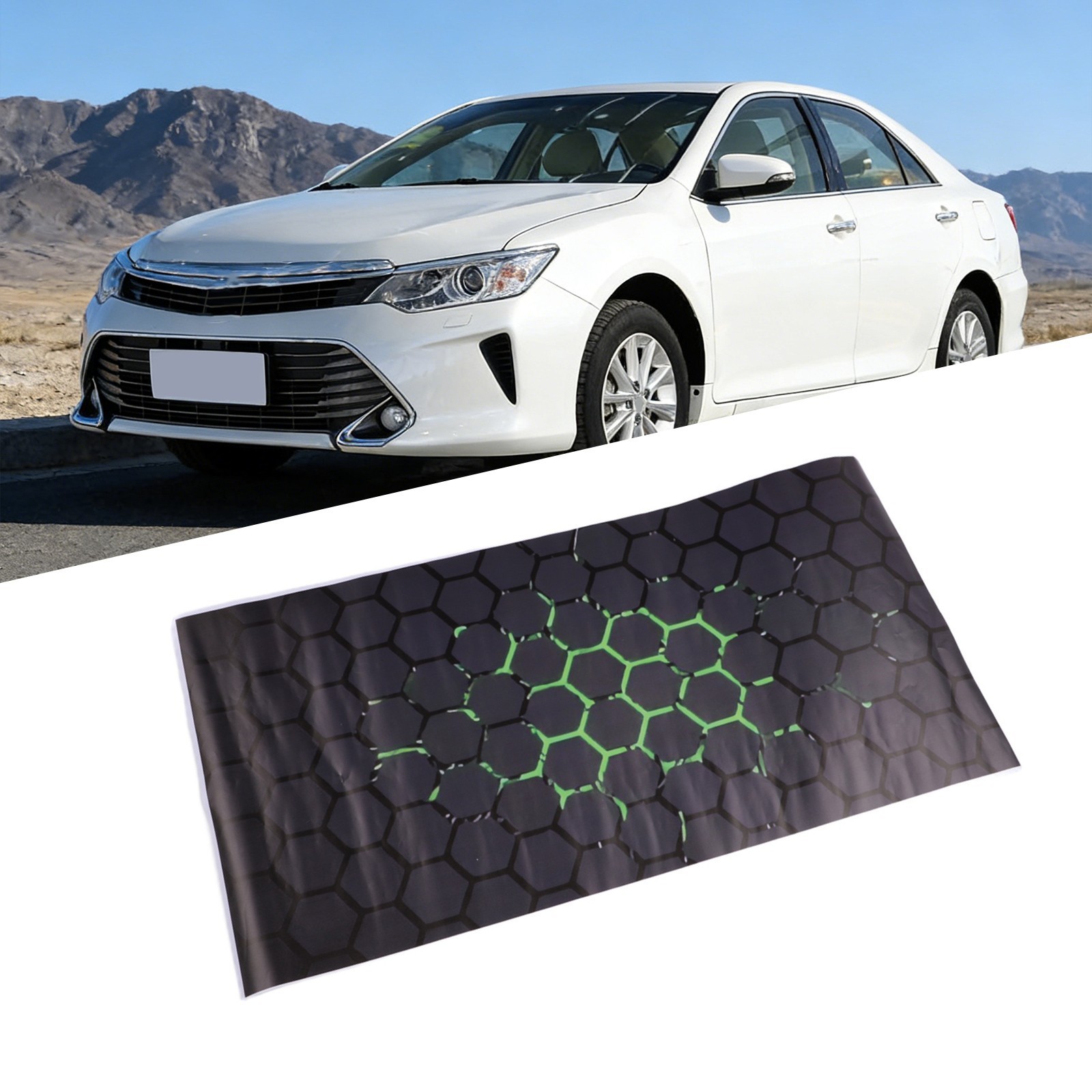 Simple Install For Honeycomb Car B Pillar Waterproof Decal for All Vehicles