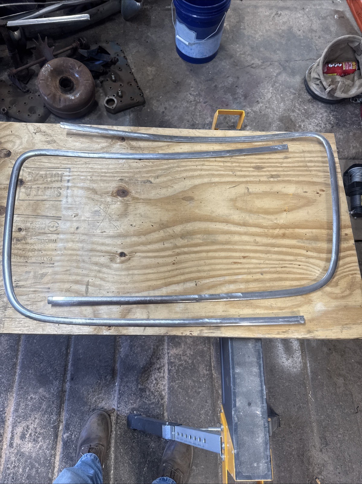 1949 Ford Custom Windshield Trim Molding Vintage Original