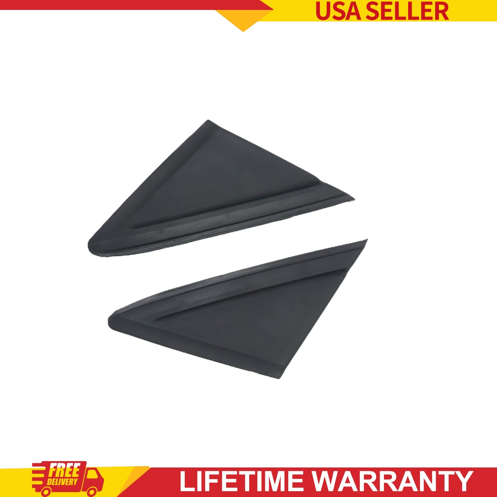 New Front Left+Right Mirror Corner Triangle Fender Cover For 13-19 Ford Escape