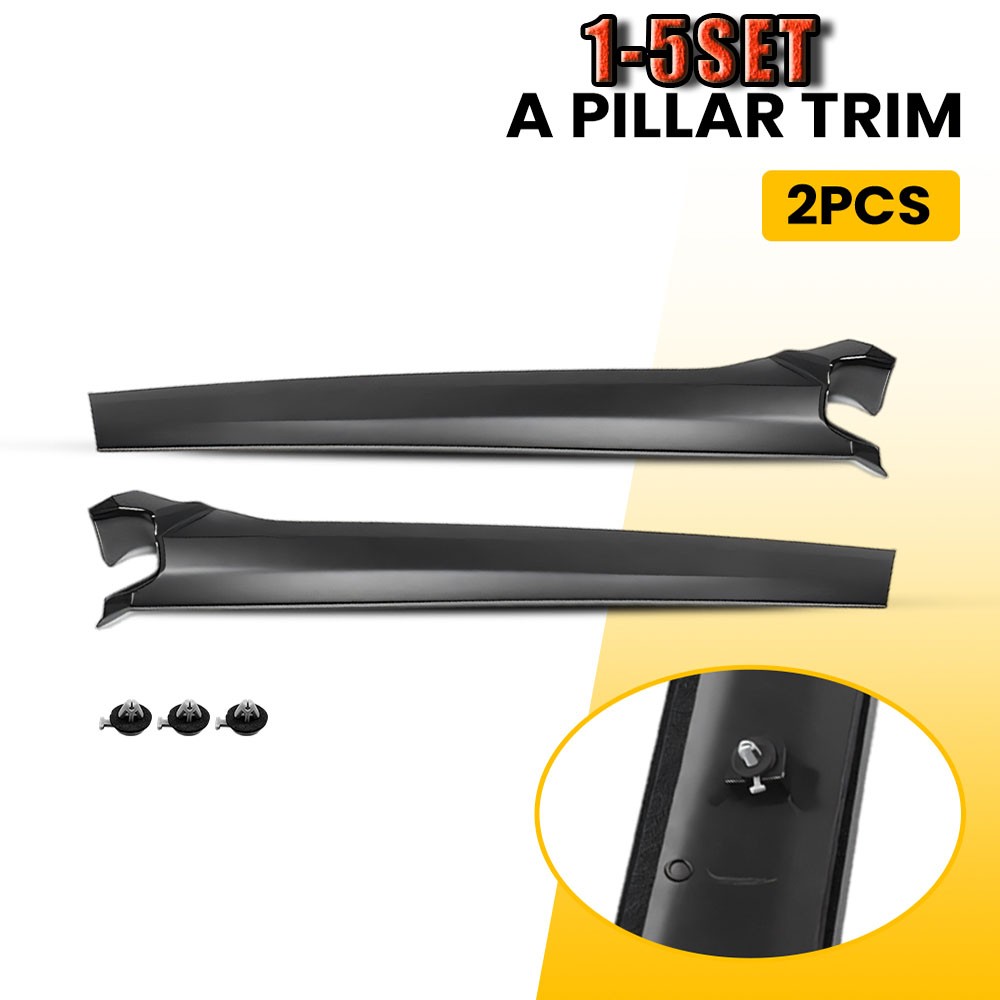 For Land Rover LR3 LR4 Discovery 3 LH&RH Windscreen A Pillar Trim Molding2-10x
