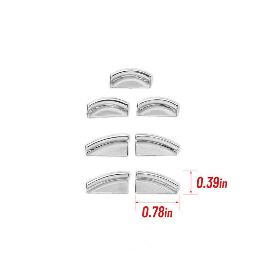 For 2011-2024 Dodge Durango Chrome Window Lift Switch Button Cover Trim Sequins