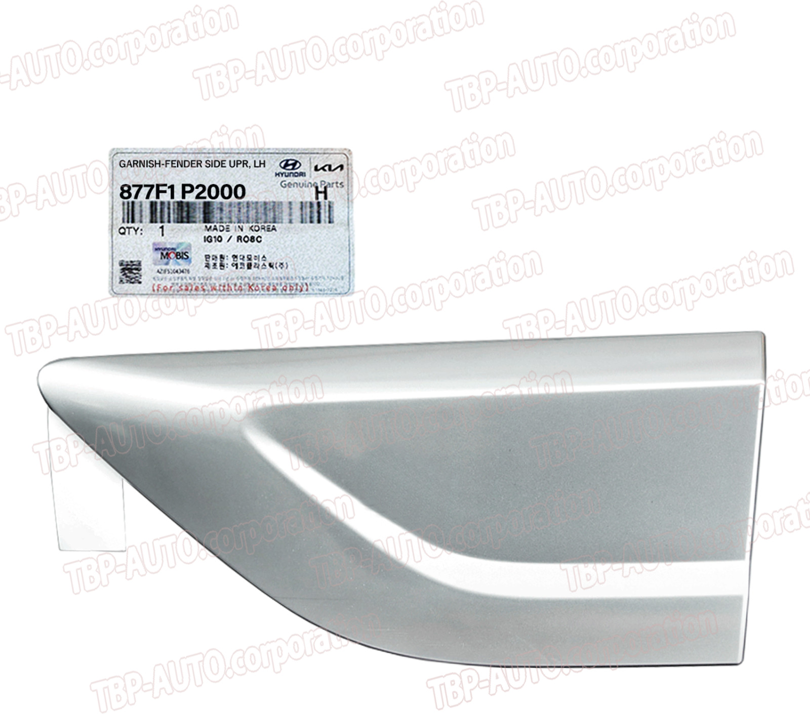 OEM ® FRONT Fender Moldings Upper LEFT + RIGHT (4PCS) 2021-2024 Sorento HYBRID