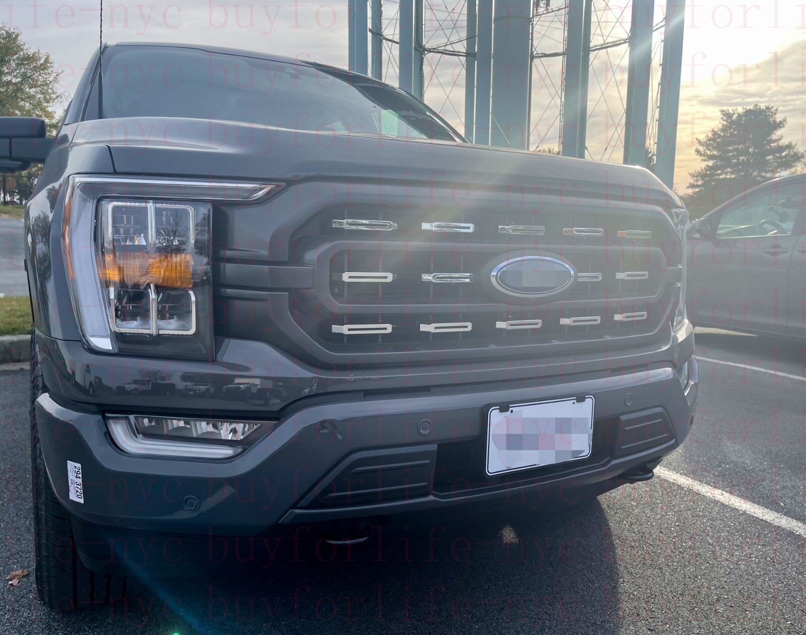 Fits 2021-2023 Ford F-150 XL/XLT Main Chrome Grille insert Trim