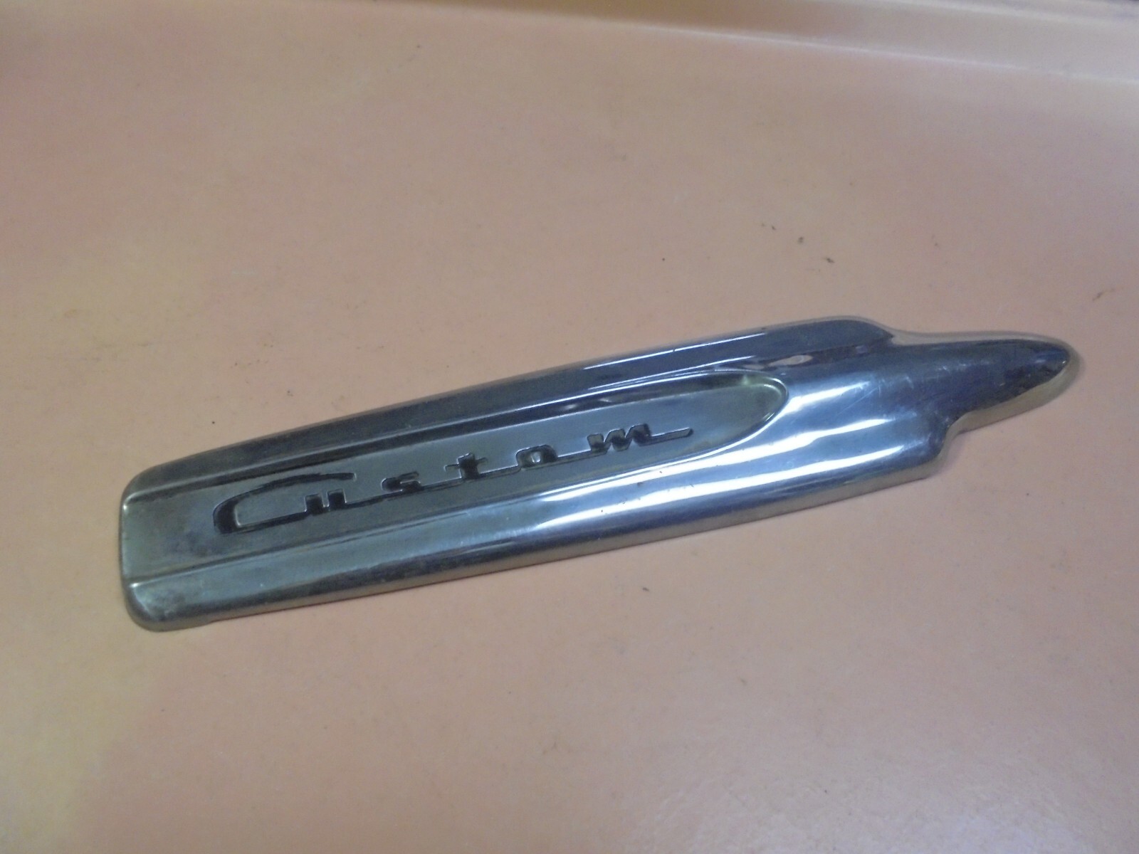 Vintage NOS Ford Custom chrome stainless trim 8A-16188-B