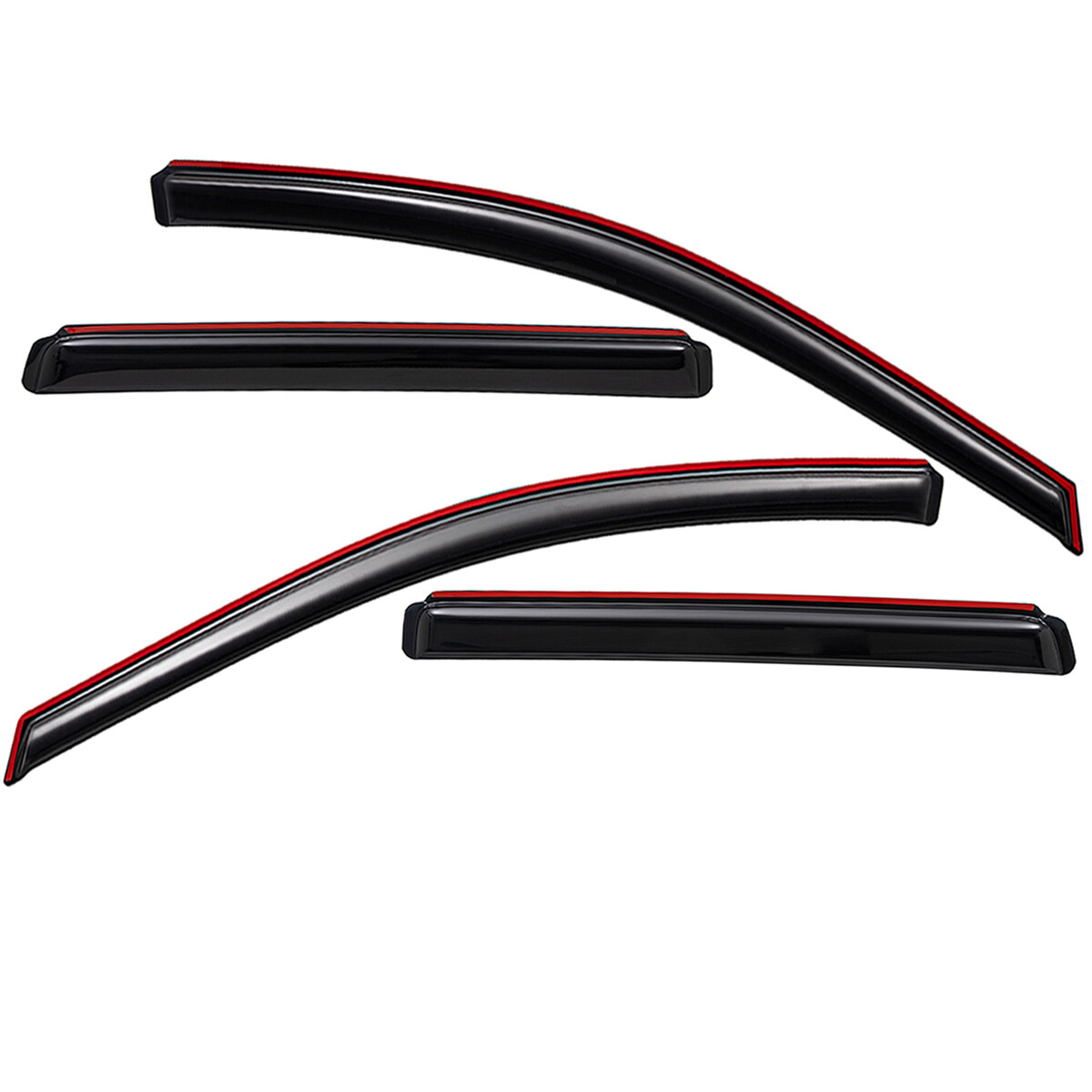 In-Channel Window Visors Sun Rain Guards Vent Shade for 2010-2014 Subaru Outback