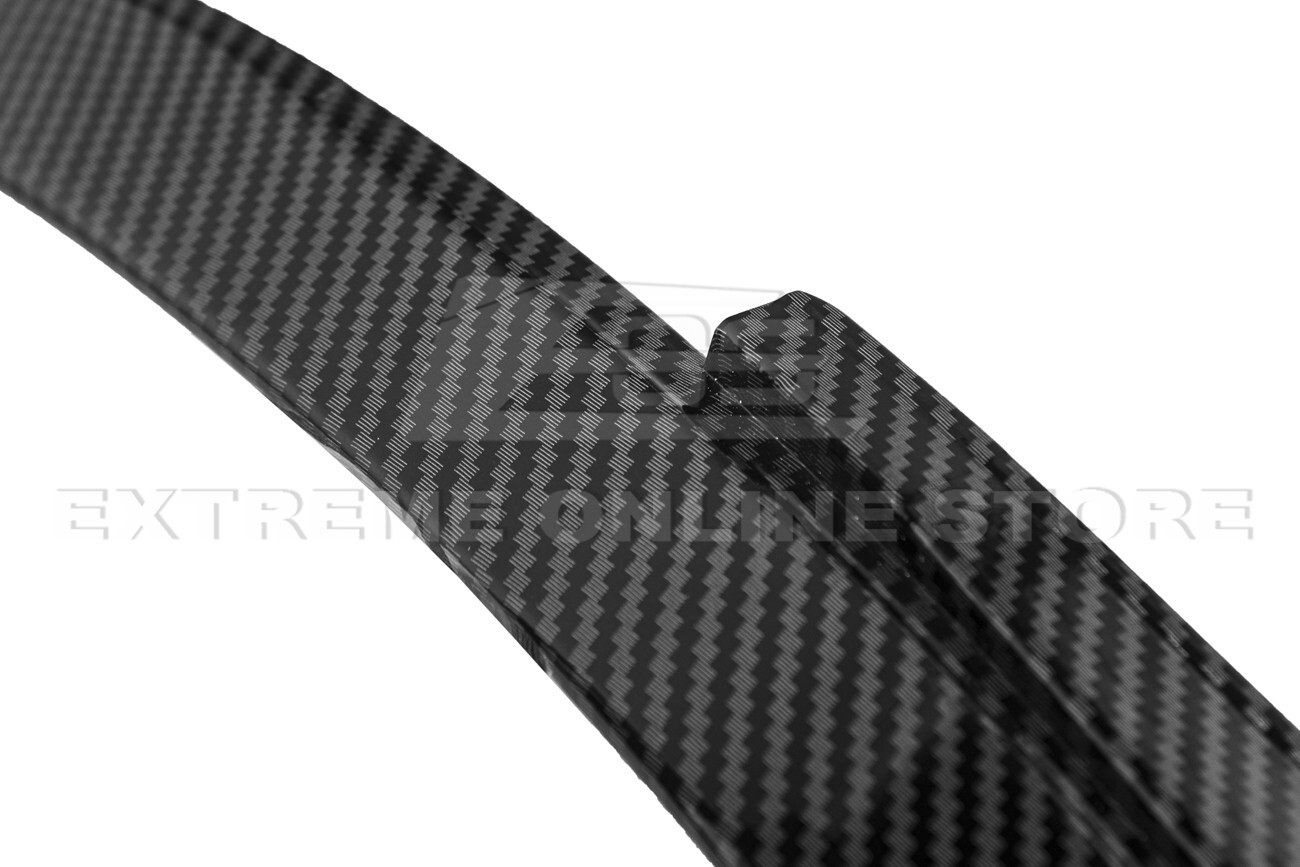 For 20-Up Corvette C8 Hydro-Dipped Carbon Fiber Front Rear Wheel Fender Mud Flap