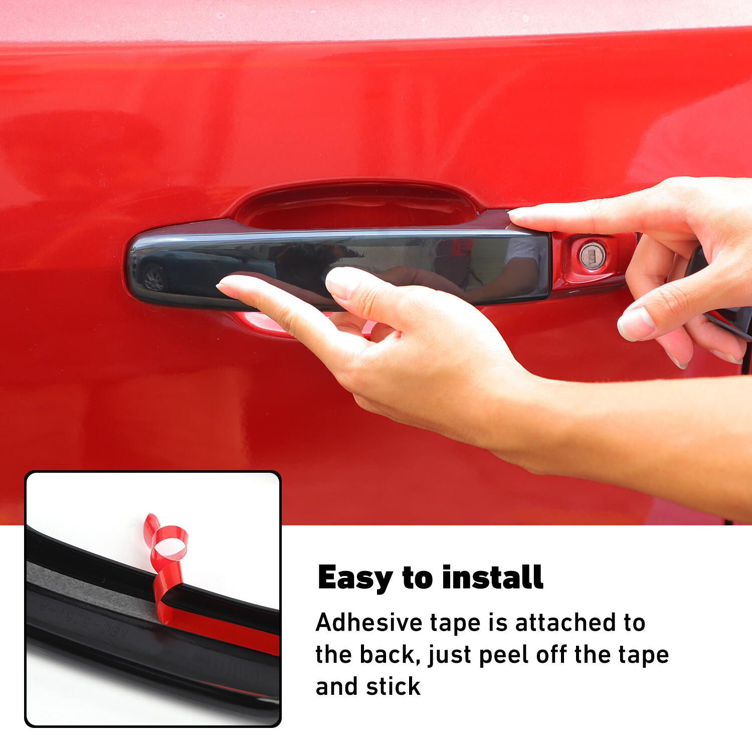 Black Exterior Door Handle Shell Cover Bezel For Chevy Colorado/GMC CANYON 2015+